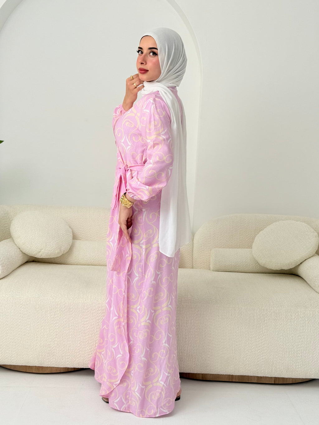 Candy Kayan Dress In Pink