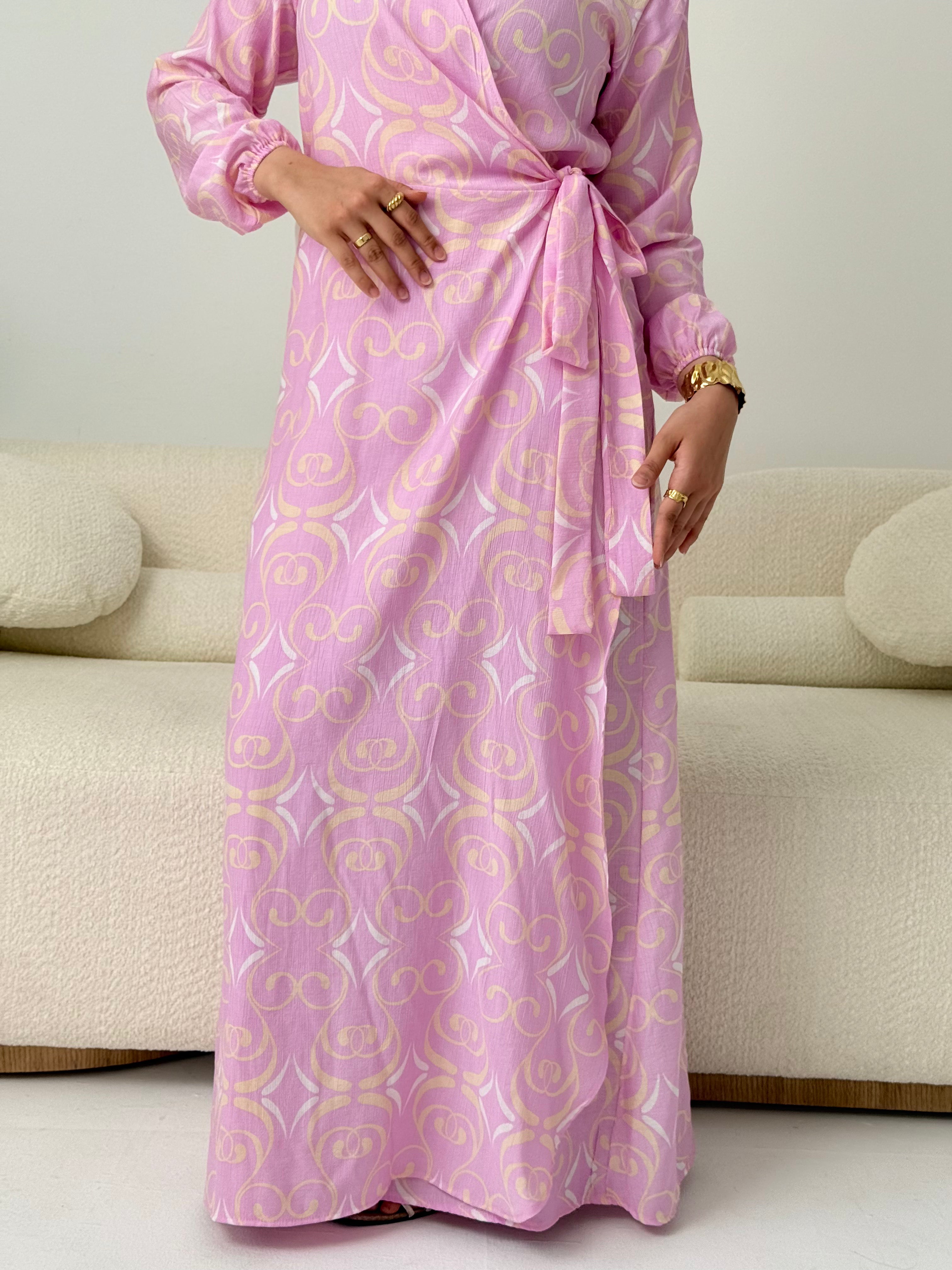 Candy Kayan Dress In Pink