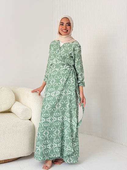 Candy Kayan Dress In Mint Green