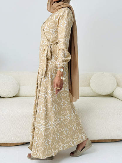 Candy Kayan Dress In Beige