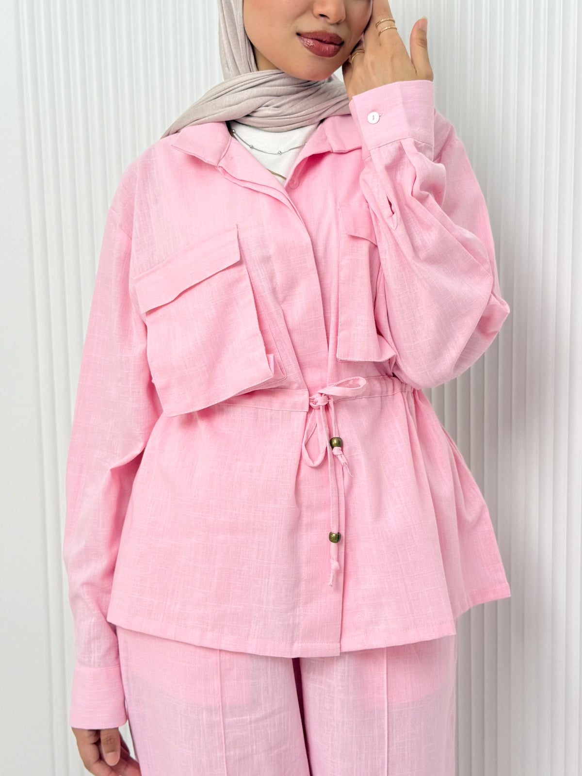 Pocket set in pink