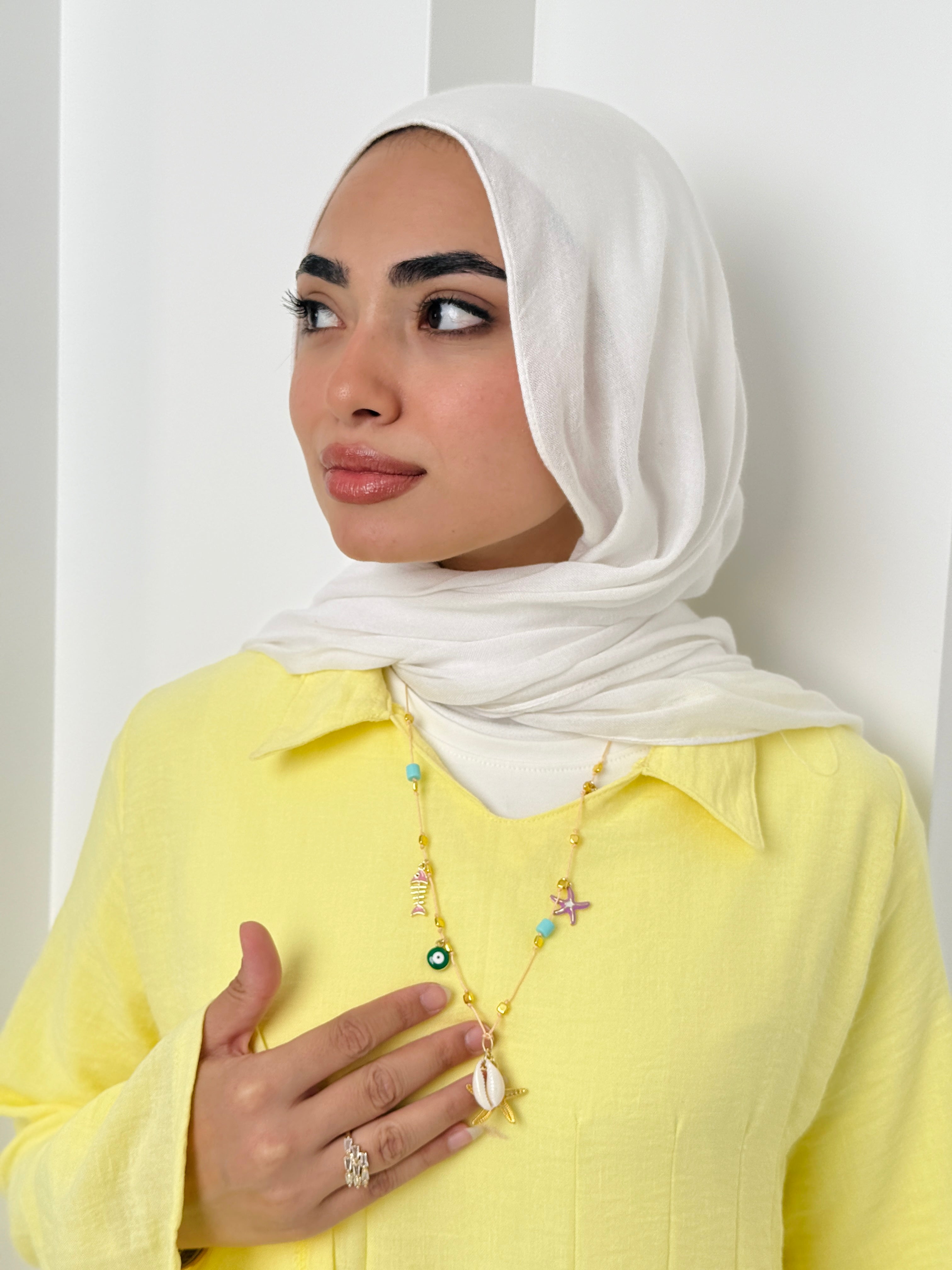 Darts Dress In Yellow