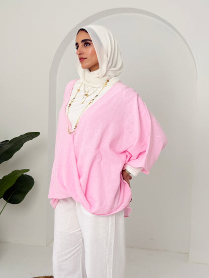 Qurwazih Top In Pink