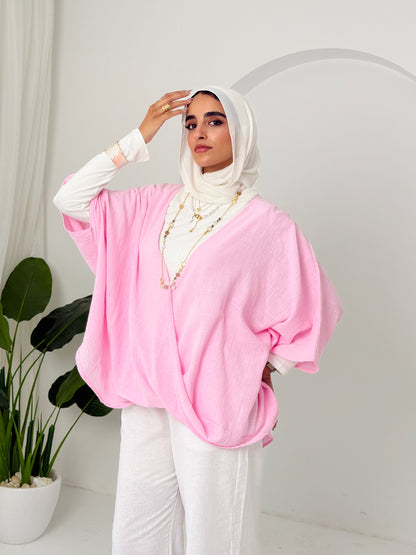 Qurwazih Top In Pink