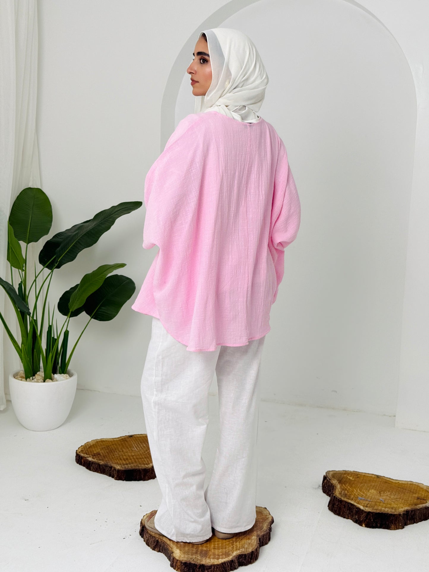 Qurwazih Top In Pink