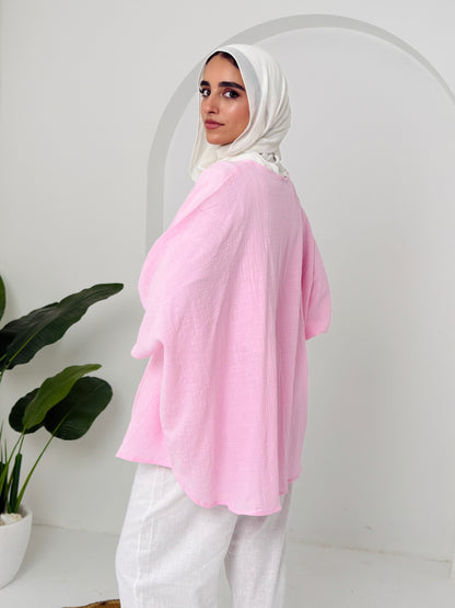 Qurwazih Top In Pink