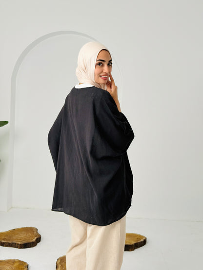 Qurwazih Top In Black