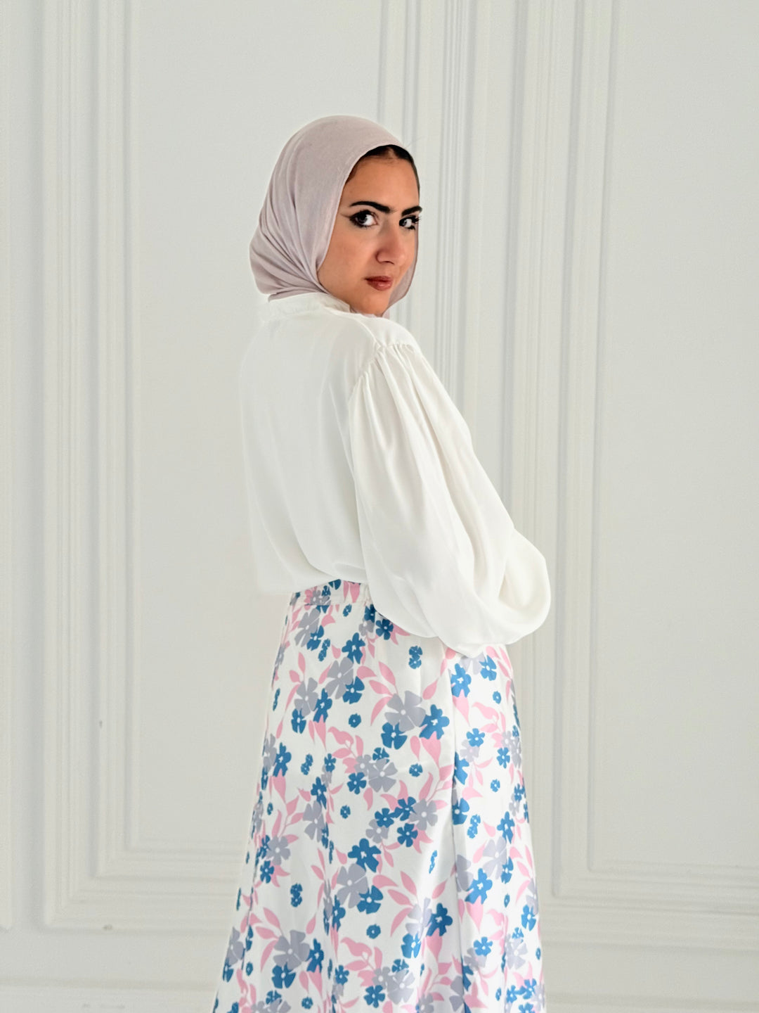 Geska Blouse In White