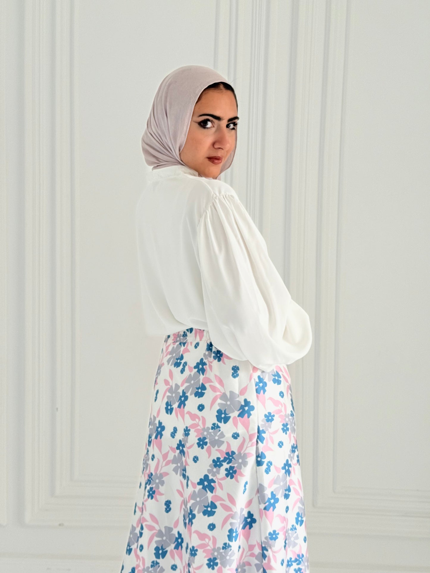 Geska Blouse In White