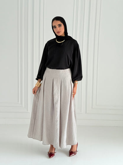 Darts Skirt In Grey