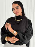 بلوزة جيسكا باللون الأسود