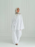 Hugo Linen Wrapped Set In White