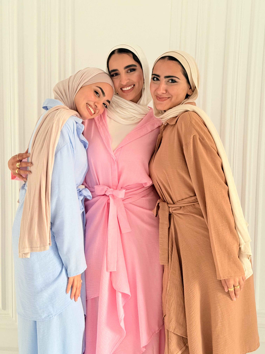 Extension Long Shirt Dress In Pink