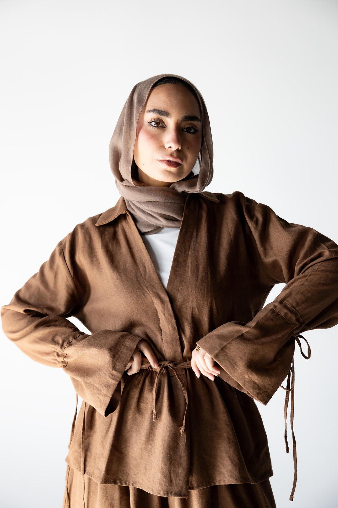 Tie-Up Set — Brown