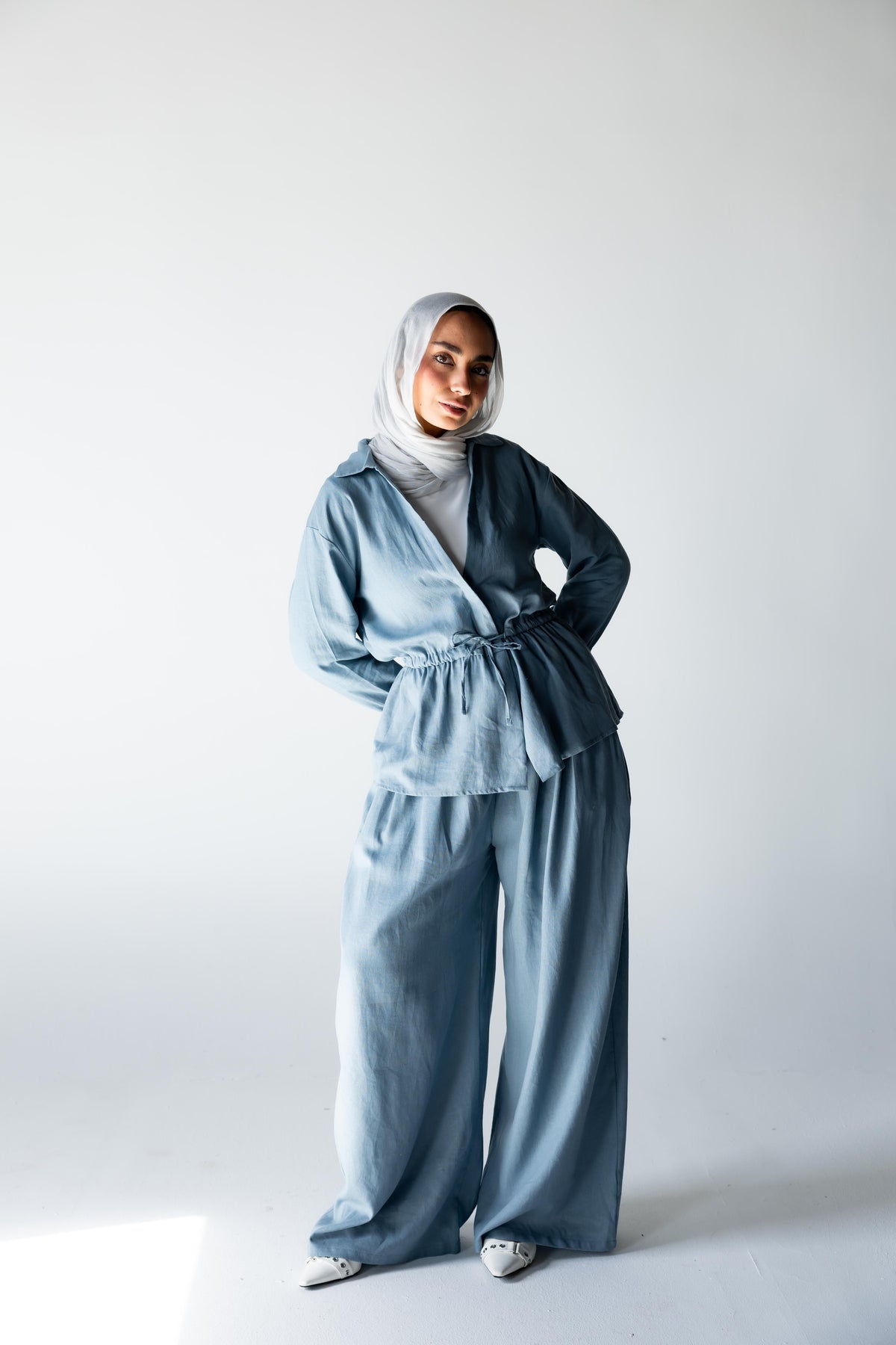 Tie up set — teal