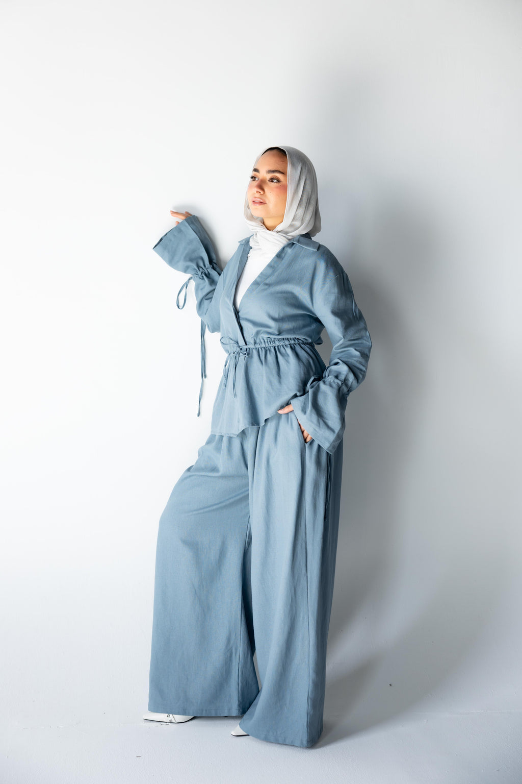 Tie-Up Set — Teal