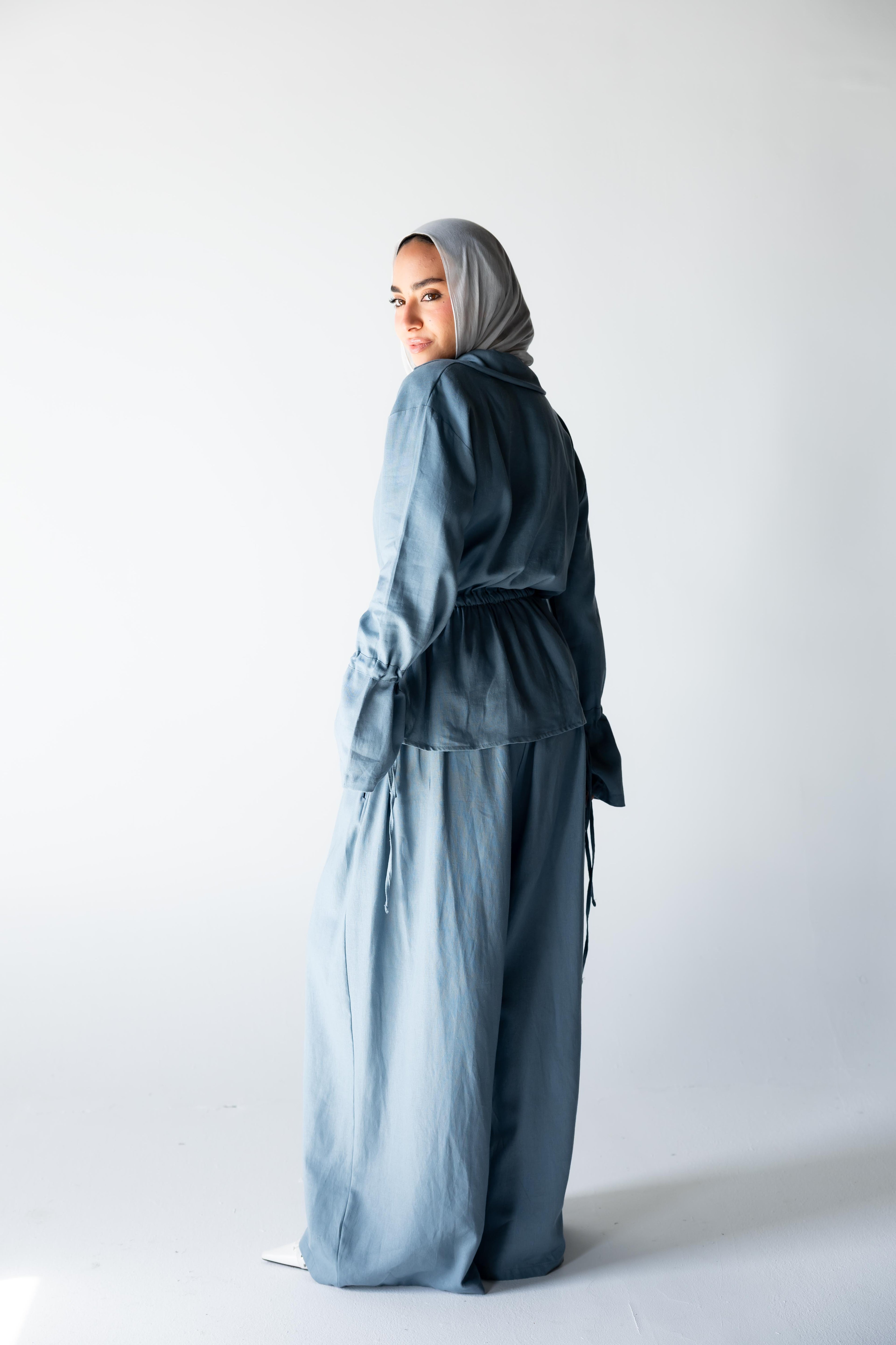 Tie-Up Set — Teal