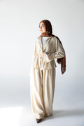 Tie-Up Set — Beige
