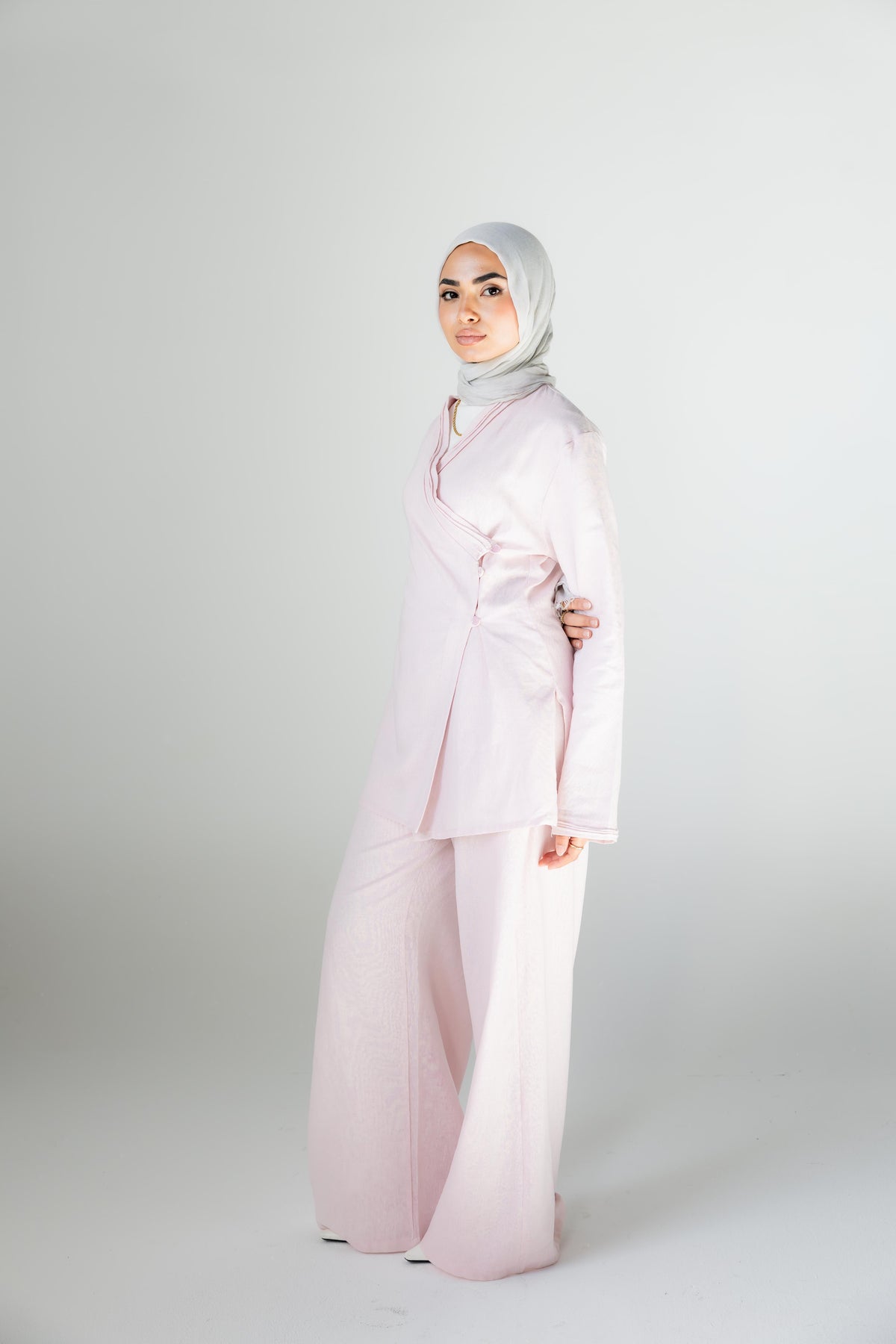 Jade set — soft pink