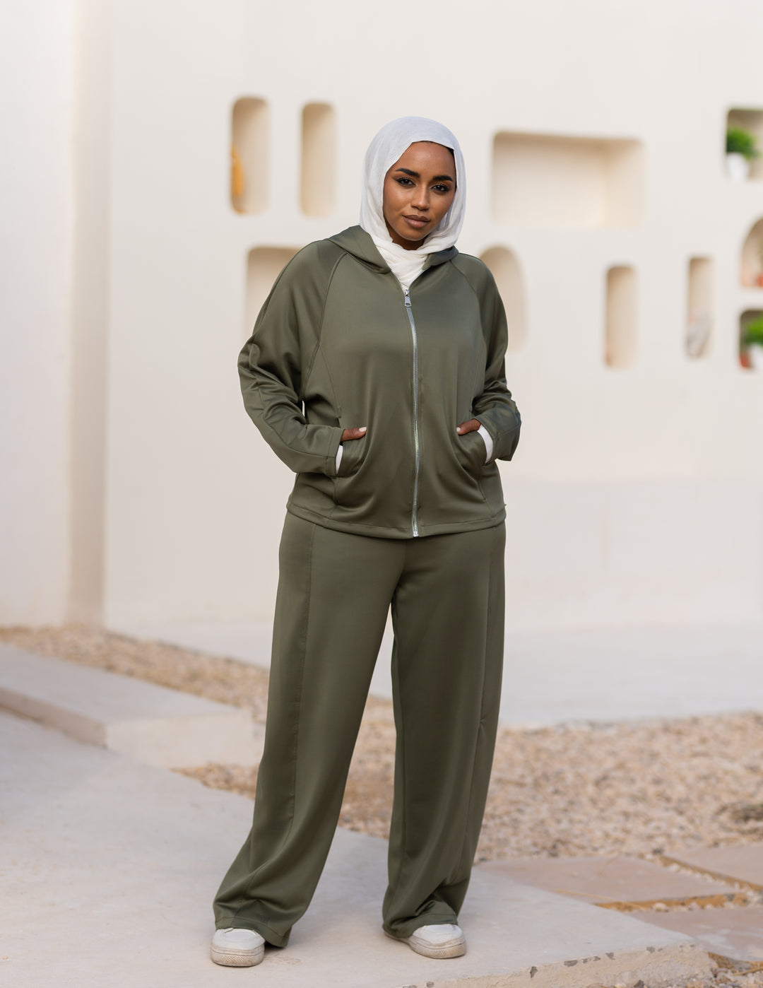 Oysho Set — Olive