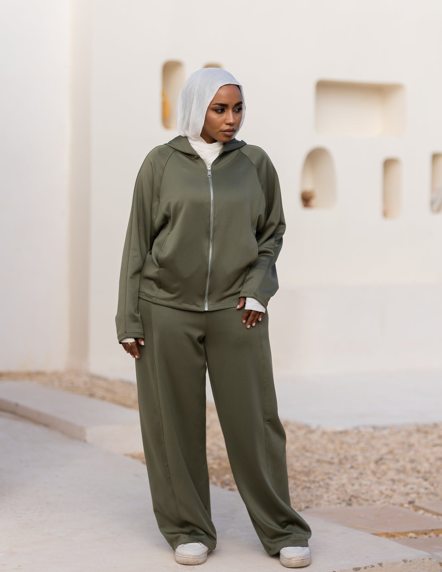 Oysho Set — Olive