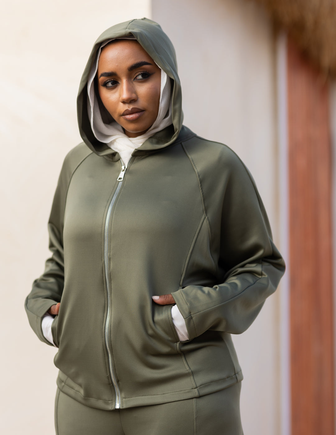 Oysho Set — Olive