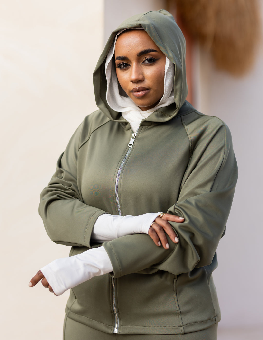 Oysho Set — Olive