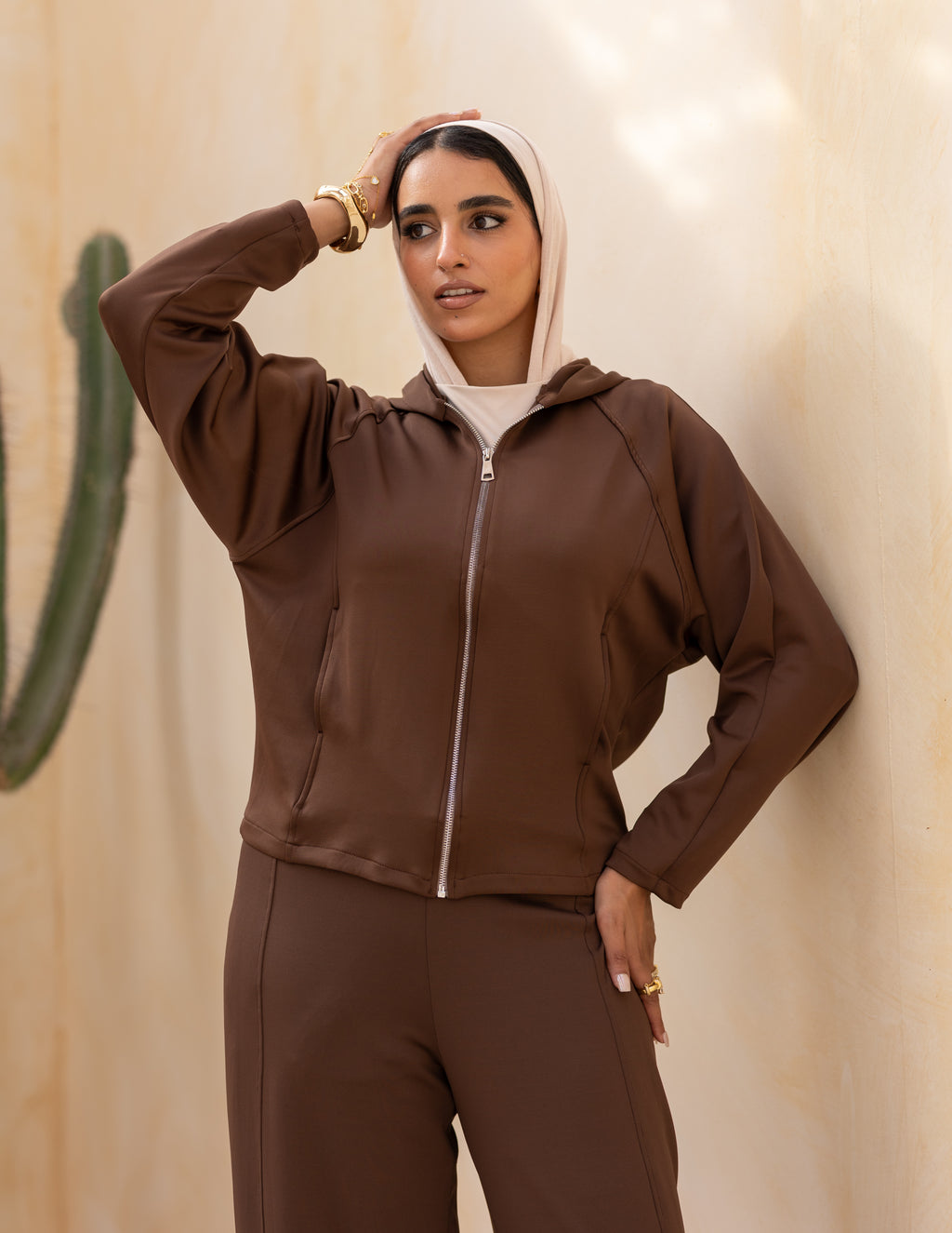 Oysho Set — Chocolate Brown