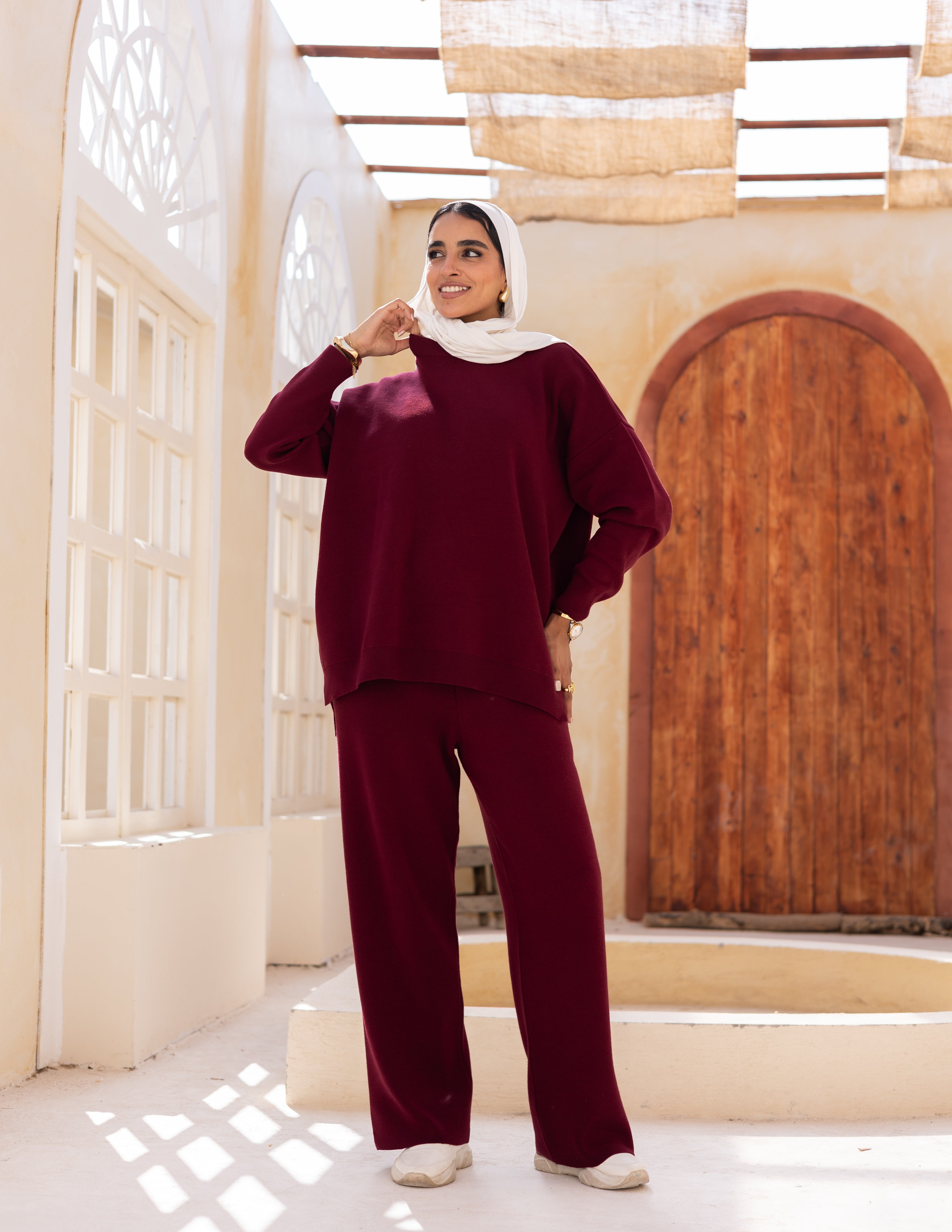 The Knyt. Set — Maroon