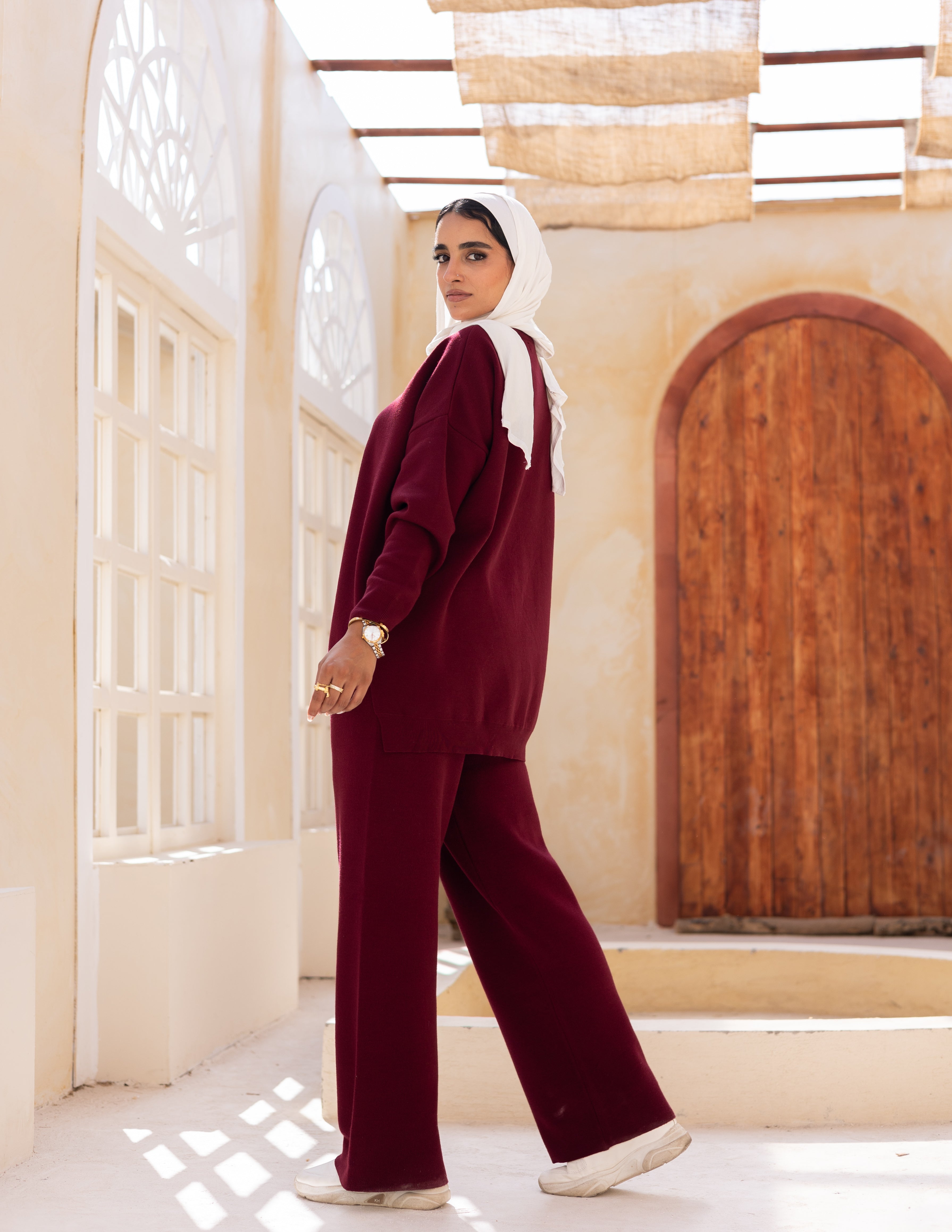 The Knyt. Set — Maroon