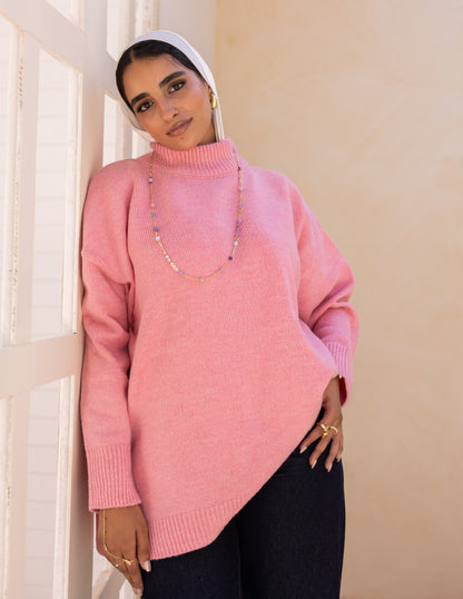 Vybe. Pullover — Flamingo Pink