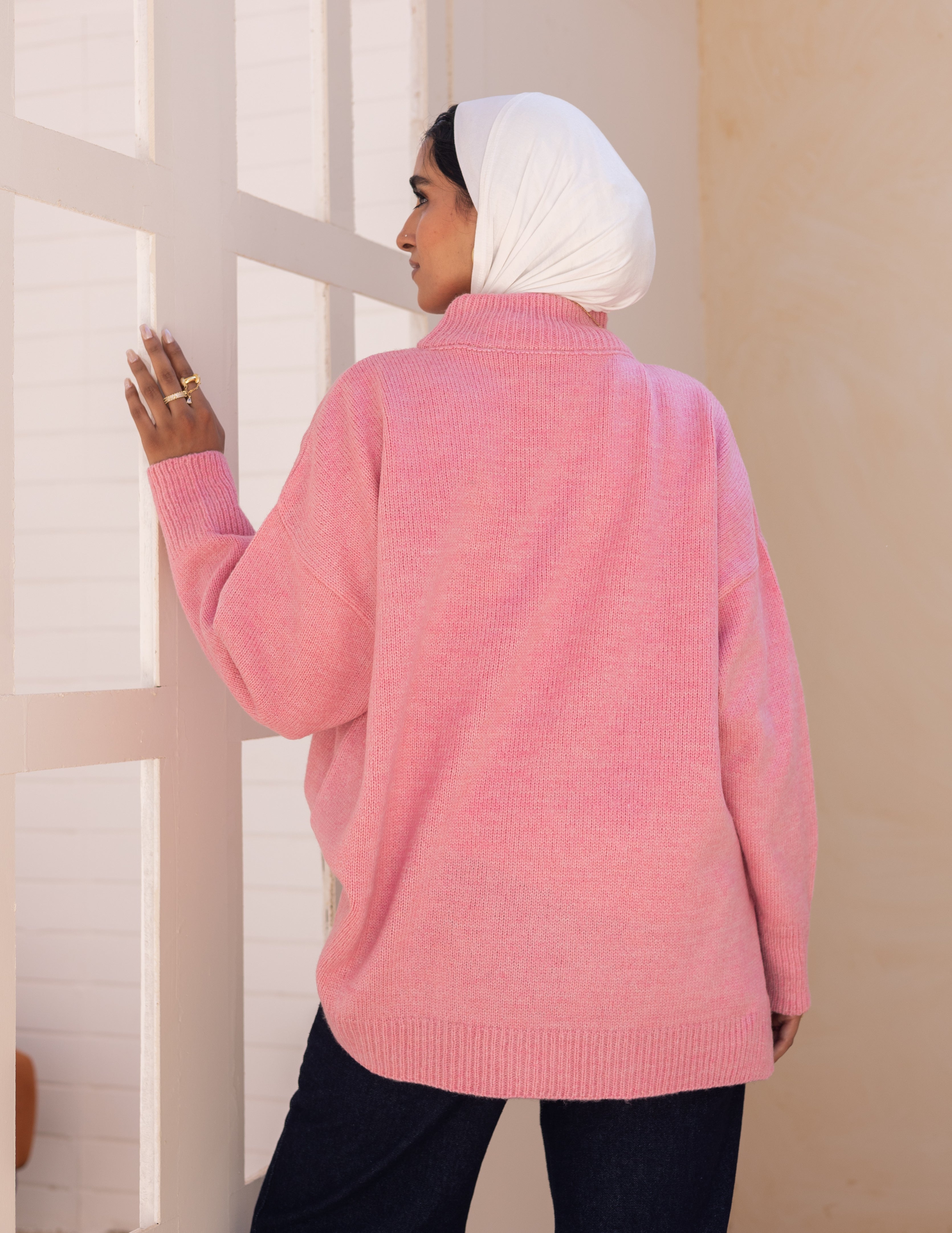 Vybe Pullover — Flamingo Pink