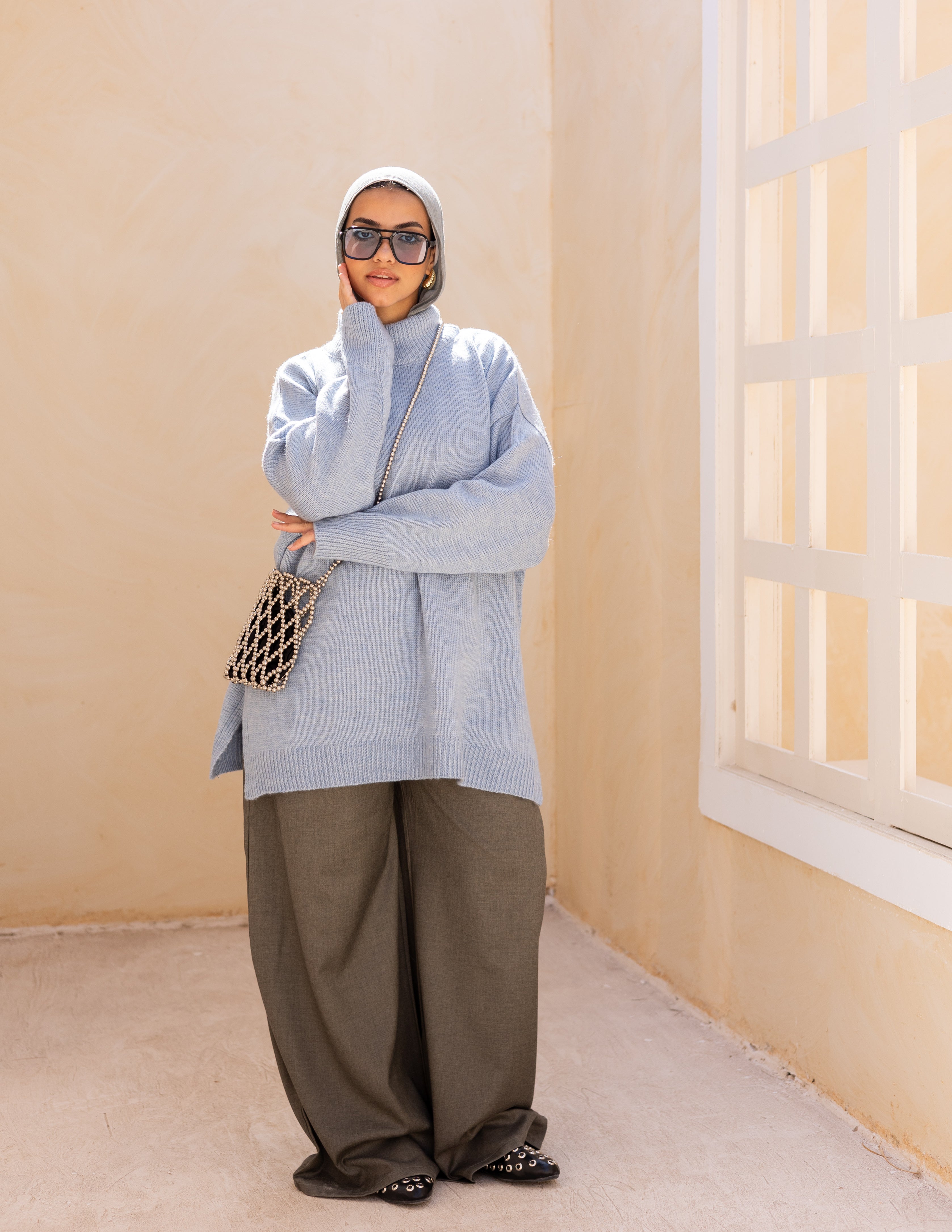 Vybe Pullover — Baby Blue