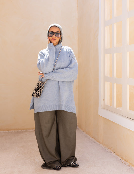 Vybe Pullover — Baby Blue