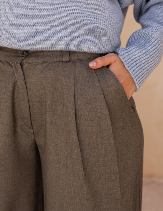 Formal Classic Pants — Light Grey