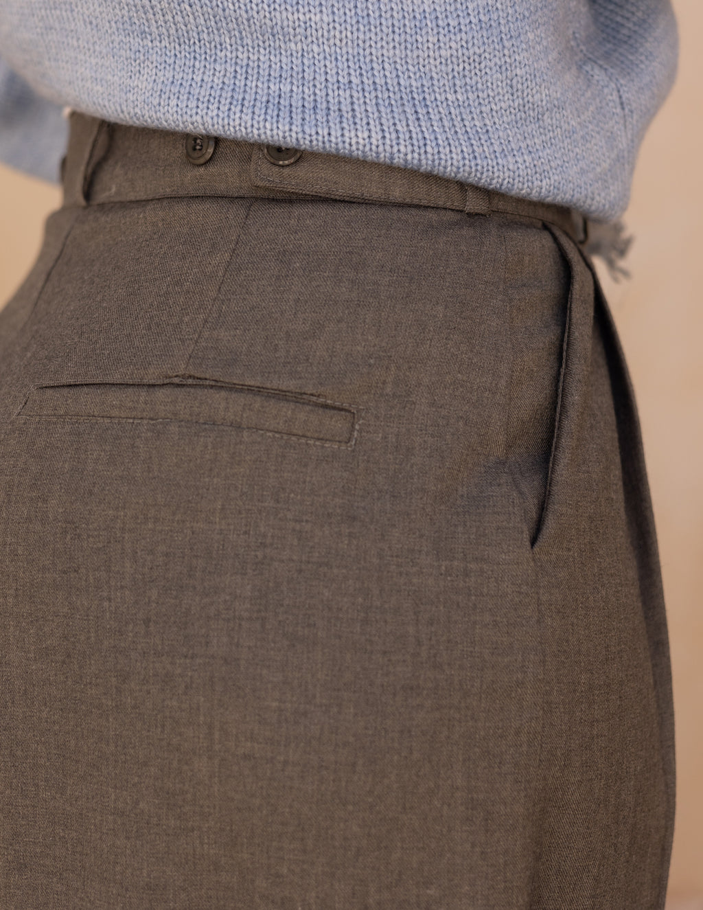 Formal Classic Pants — Light Grey
