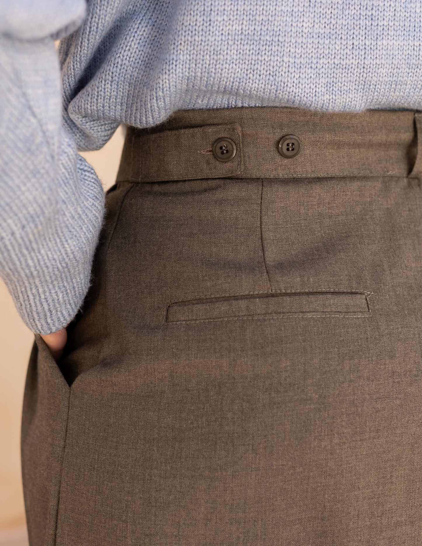 Formal Classic Pants — Light Grey