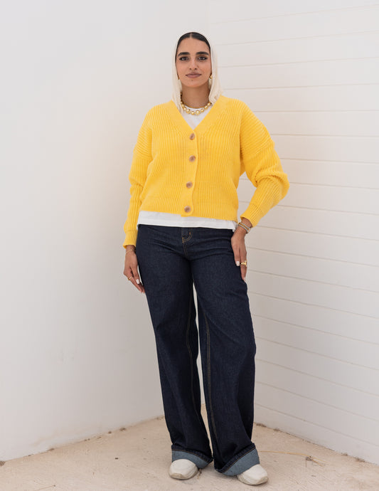 Aura Sweater — Yellow