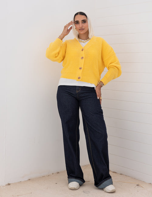 Aura Sweater — Yellow