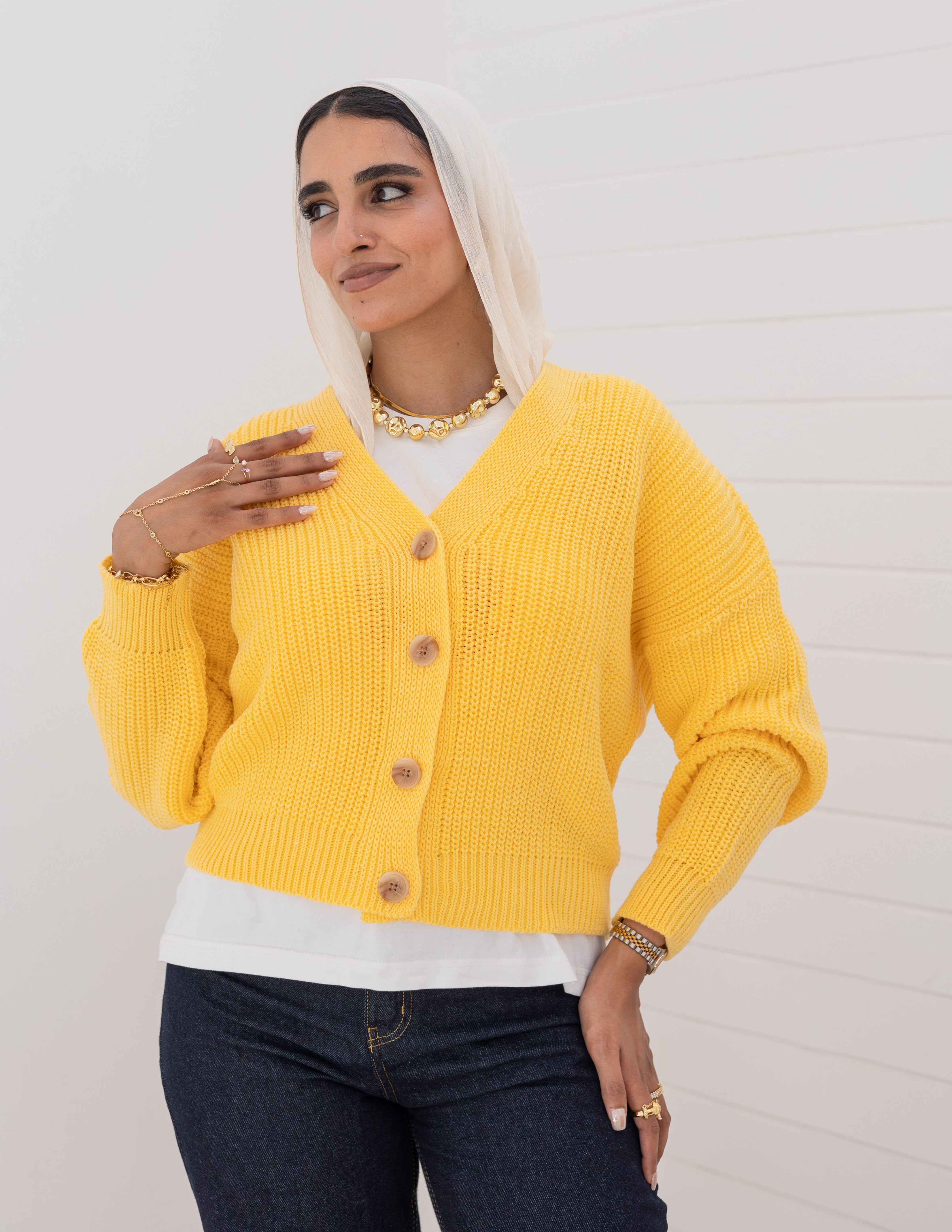Aura Sweater — Yellow