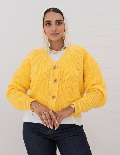 Aura Sweater — Yellow