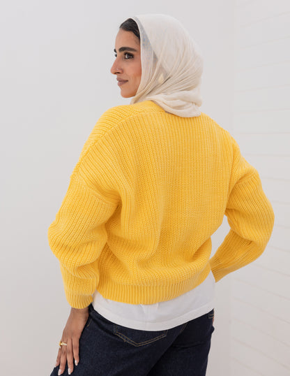 Aura Sweater — Yellow