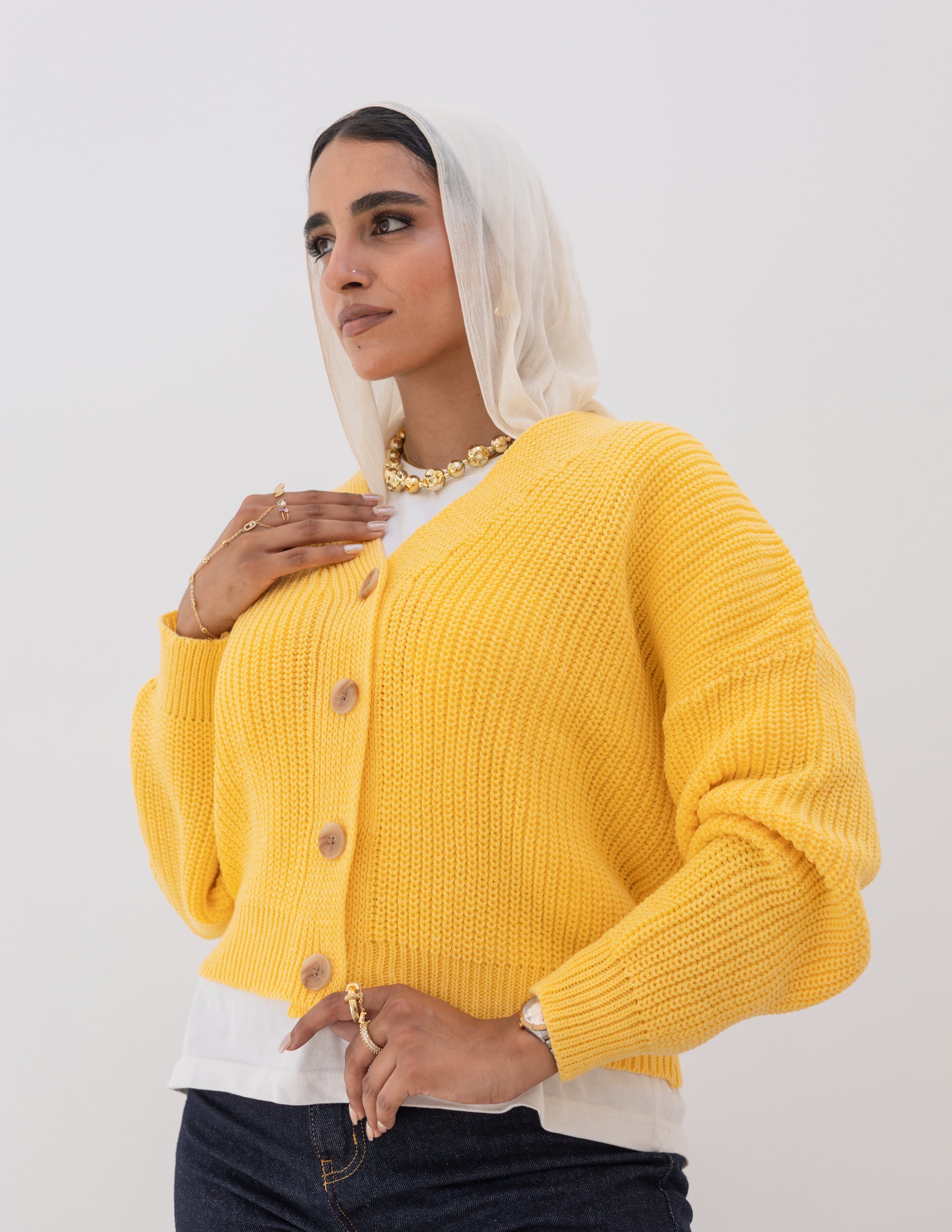 Aura Sweater — Yellow