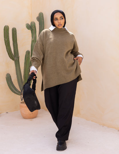 Vybe. Pullover — Olive