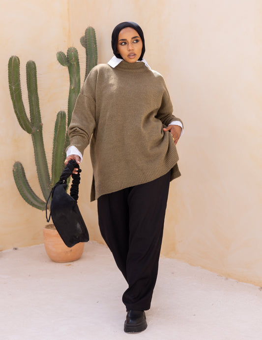 Vybe. Pullover — Olive