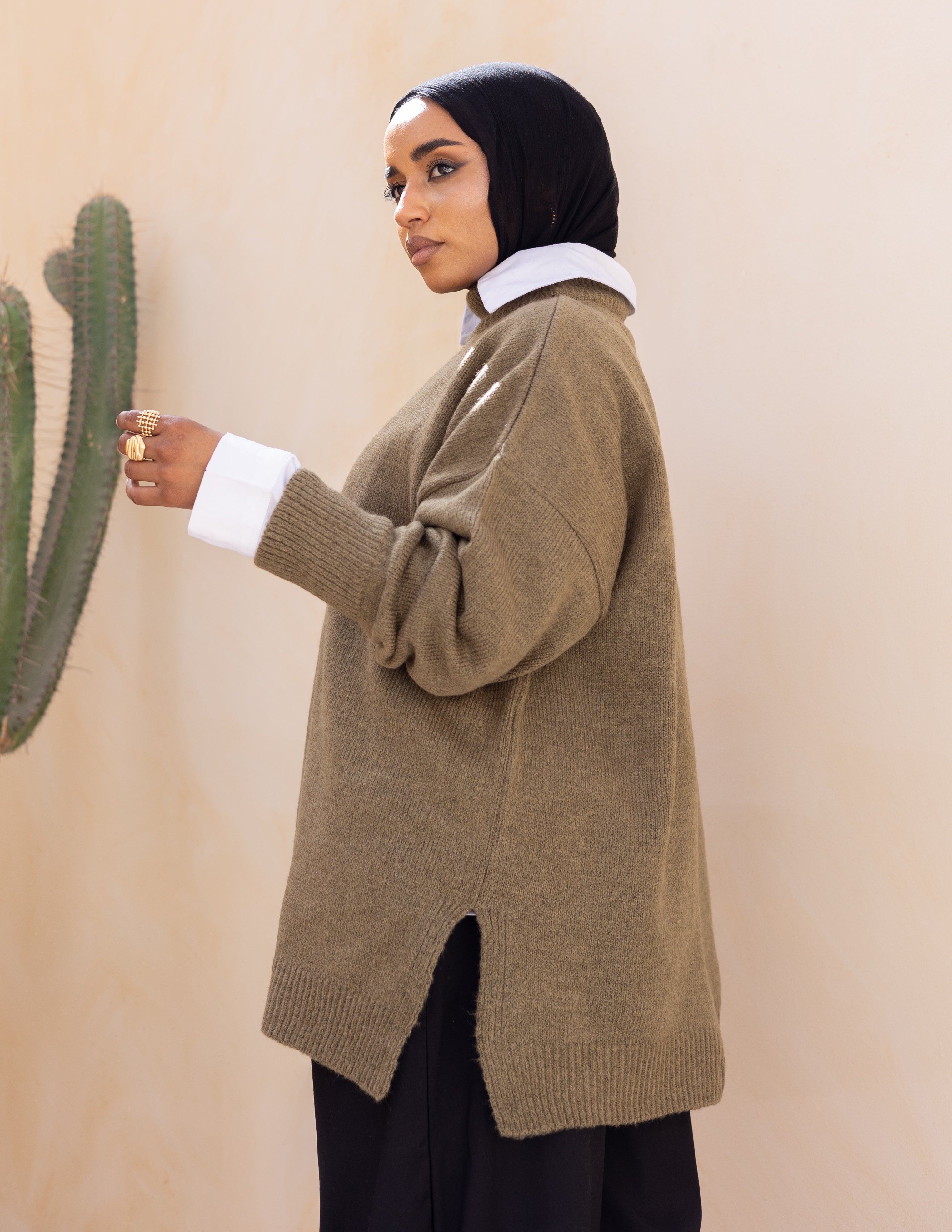 Vybe Pullover — Olive