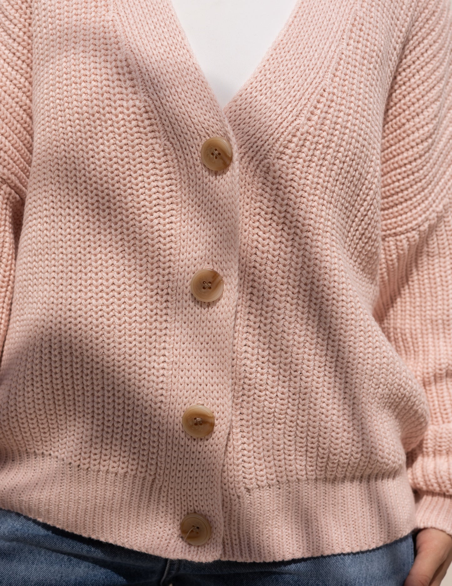 Aura Sweater — Powder Pink