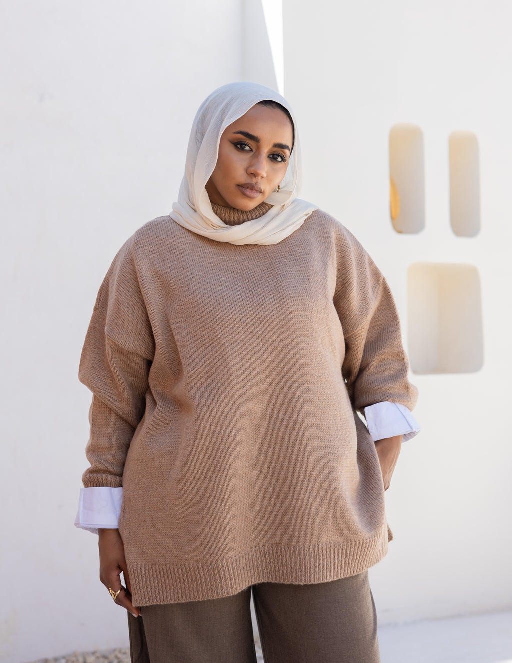 Vybe Pullover — Café