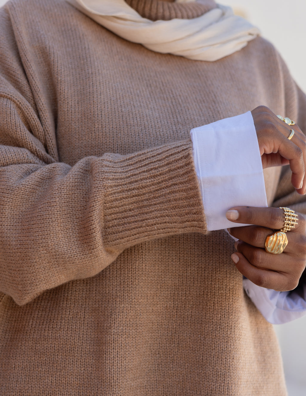 Vybe Pullover — Café