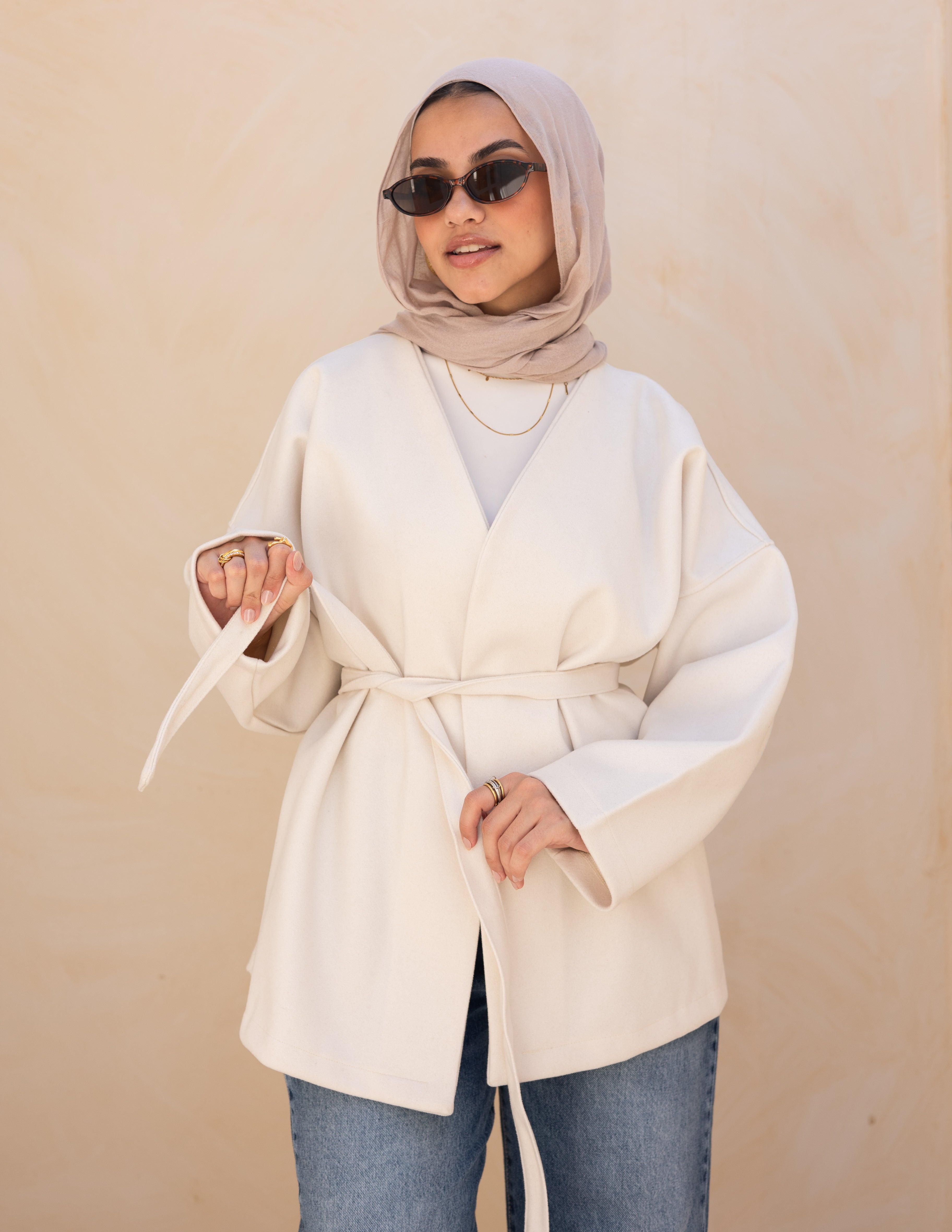 Alma Coat — Off-White